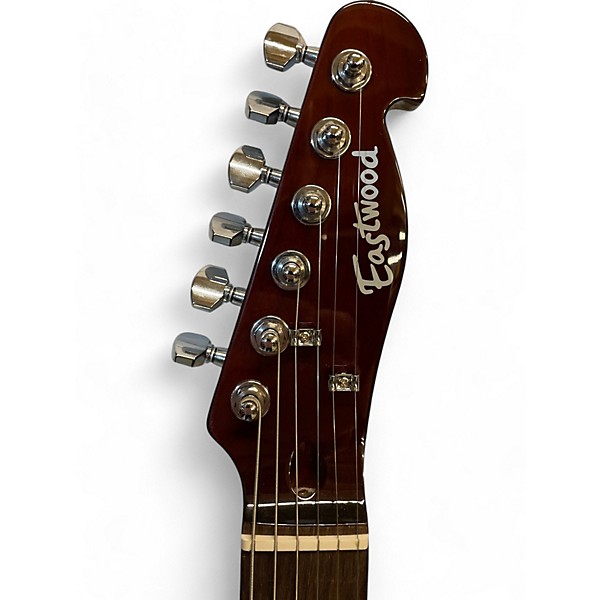 Used Eastwood MAD CAT RT DARK RED Solid Body Electric Guitar