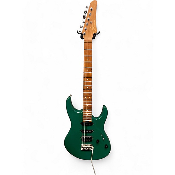 Used Donner DST 700 Green Solid Body Electric Guitar