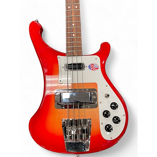 Used 2021 Rickenbacker 4003S Fireglo Electric Bass Guitar