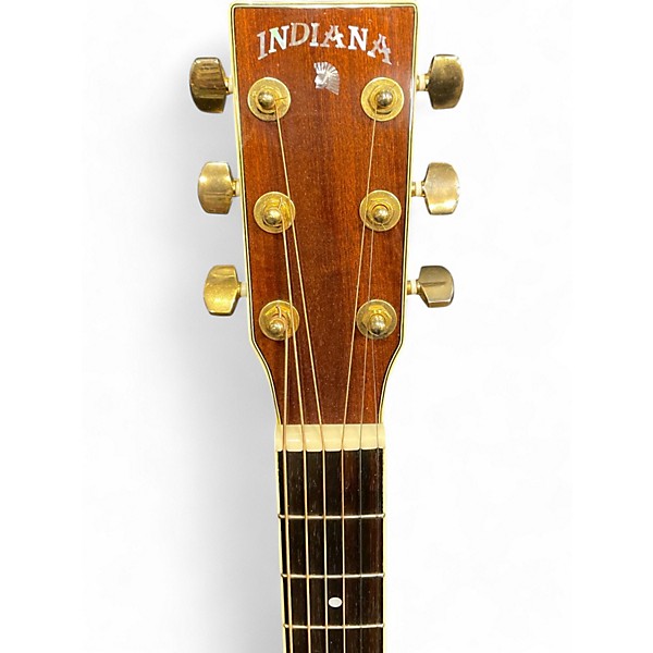 Used Indiana AW100 Natural Acoustic Guitar