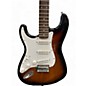 Used Squier Affinity Stratocaster Left Handed 2 Tone Sunburst Electric Guitar