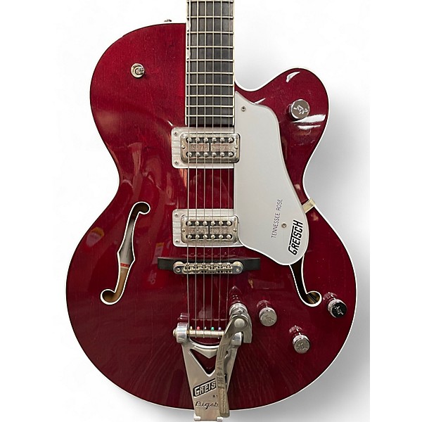 Used 2004 Gretsch Guitars G6119 Chet Atkins Signature Tennessee Rose Red Hollow Body Electric Guitar