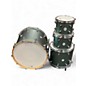 Used DW 5 Piece Design Series Sage Green Metallic Drum Kit thumbnail