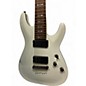 Used Schecter Guitar Research Demon 7 String White Solid Body Electric Guitar