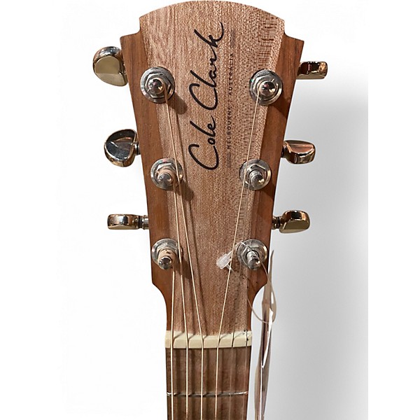 Used Cole Clark AN2EC-BLBL HUM Natural Acoustic Electric Guitar
