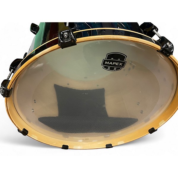 Used Pearl 4 Piece Export New Fusion Black Drum Kit