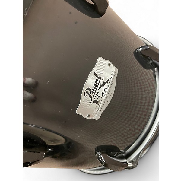 Used Pearl 4 Piece Export New Fusion Black Drum Kit