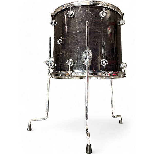 Used DW 3 Piece Performance Series Ebony Drum Kit