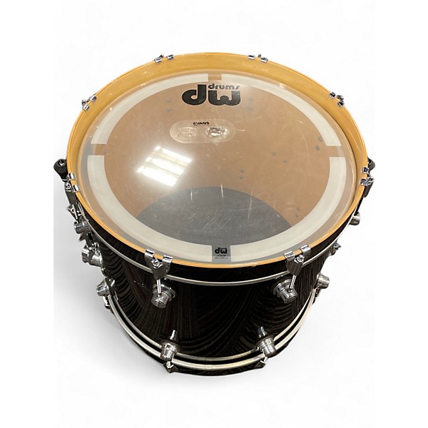 Used DW 3 Piece Performance Series Ebony Drum Kit