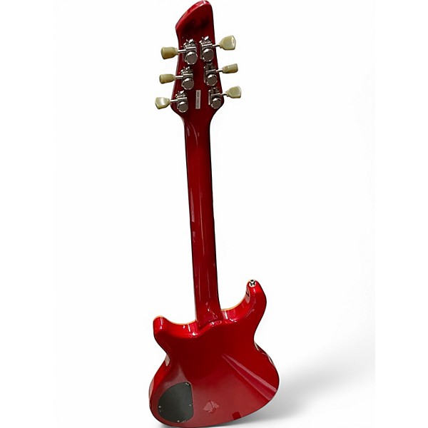 Used J. Robert DOUBLE CUT RED Solid Body Electric Guitar