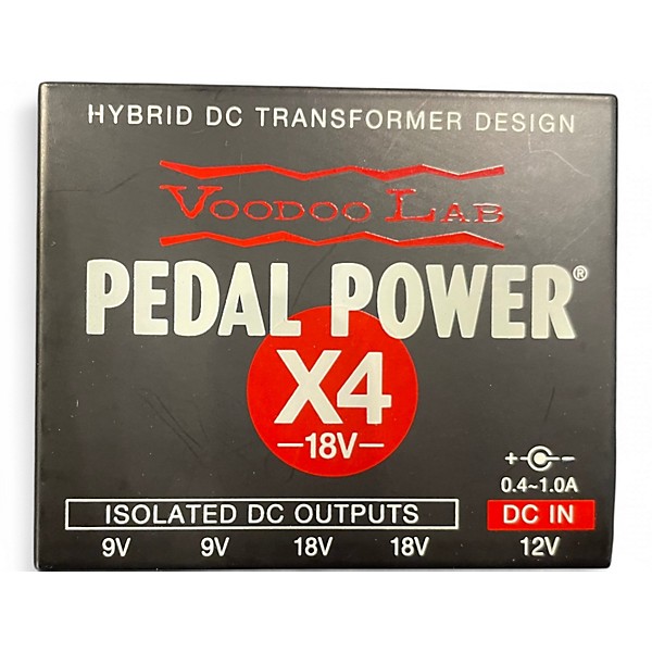 Used Voodoo Lab Pedal Power X4 Power Supply