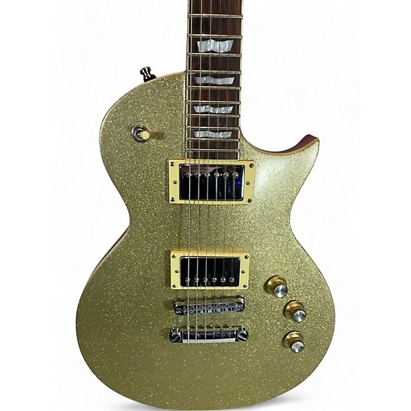 Used ESP LTD EC256 SPARKLE GOLD Solid Body Electric Guitar