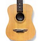 Used Luna Safari Tattoo 3/4 Size Natural Acoustic Guitar