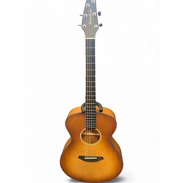 Used Breedlove USA Concert E Cinnamon Burst Acoustic Electric Guitar