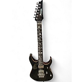 Used 2014 Ibanez JCRG614BOP Custom Trans Black Solid Body Electric Guitar