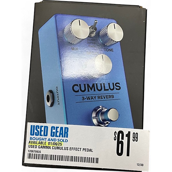 Used GAMMA CUMULUS Effect Pedal