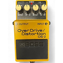 Used BOSS OS2 Overdrive Distortion Effect Pedal