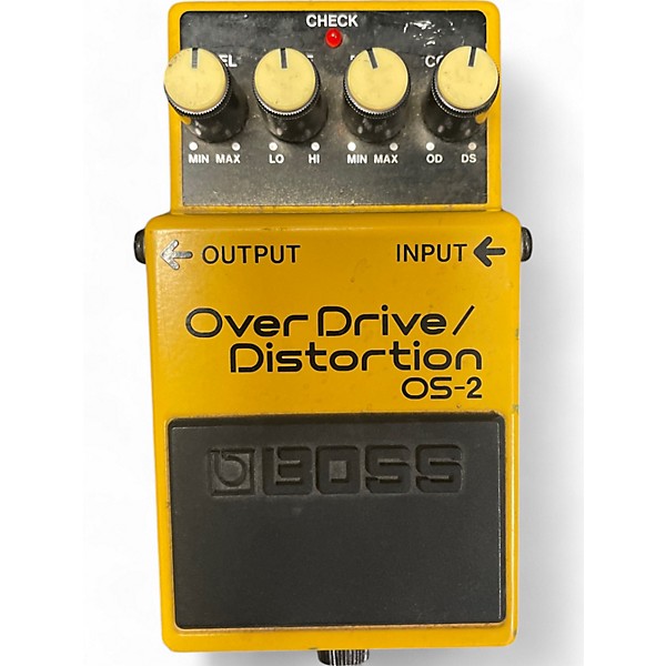 Used BOSS OS2 Overdrive Distortion Effect Pedal