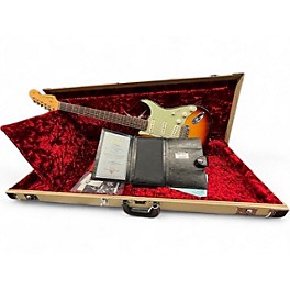 Used Fender VINTCUST 59 STRAT HT TCP Chocolate 3TSB Solid Body Electric Guitar