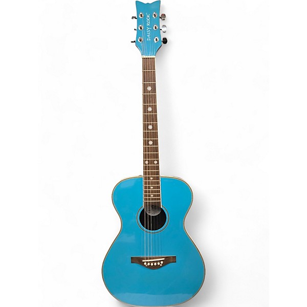 Used Daisy Rock Model 6202 Blue Acoustic Guitar