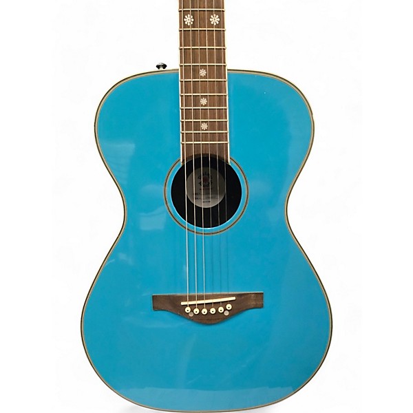 Used Daisy Rock Model 6202 Blue Acoustic Guitar