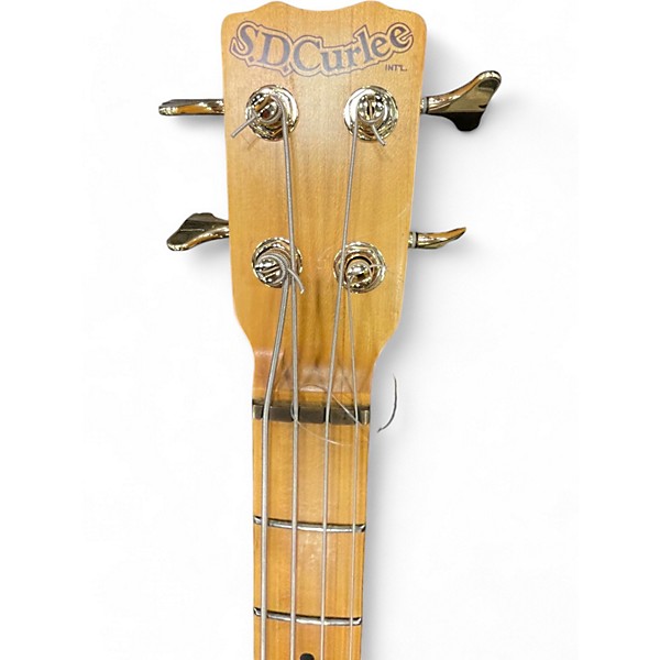 Used S.d. Curlee Standard 2 Natural Electric Bass Guitar