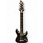 Used Schecter Guitar Research Damien Platinum 7 Black Solid Body Electric Guitar thumbnail