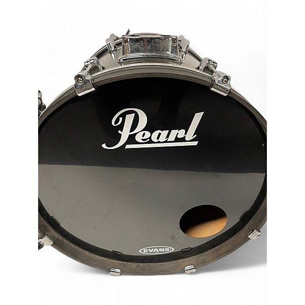 Used 2007 Pearl 4 Piece Session Custom Black Drum Kit