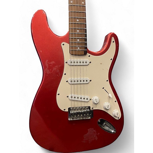 Used Bridgecraft MODEL S Candy Apple Red Metallic Solid Body Electric Guitar