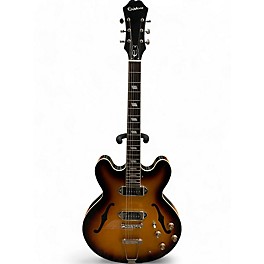 Used Epiphone Casino 2 Tone Sunburst Hollow Body Electric Guitar