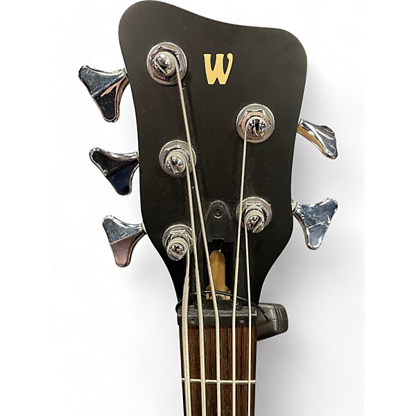 Used Warwick rockbass doublebuck  Black Electric Bass Guitar