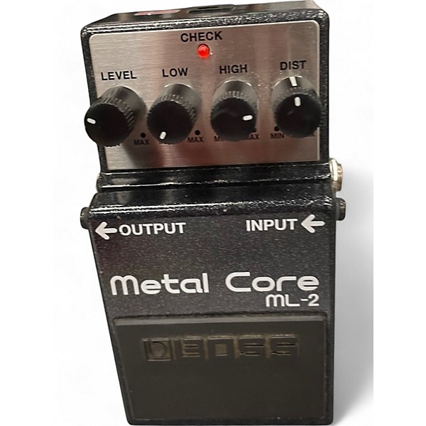 Used BOSS ML2 Metal Core Distortion Effect Pedal