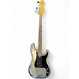 Used 2021 Fender American Professional II Precision Bass Mercury Electric Bass Guitar