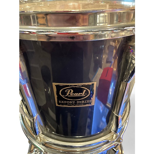 Used Pearl 4 Piece Export DARK BLUE Drum Kit