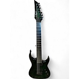Used Agile Septor 725 7 String Green Solid Body Electric Guitar