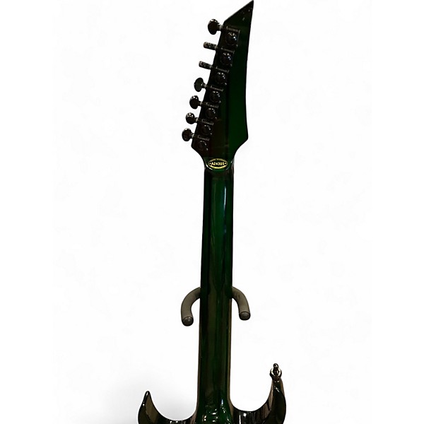 Used Agile Septor 725 7 String Green Solid Body Electric Guitar