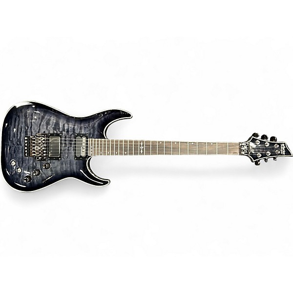 Used Schecter Guitar Research Hellraiser C1 Hybrid Trans Black Burst Solid Body Electric Guitar