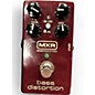 Used MXR M85 Bass Distortion Bass Effect Pedal