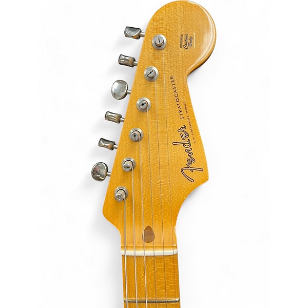 Used 2018 Fender Artist Series Eric Johnson Stratocaster White Blonde Solid Body Electric Guitar