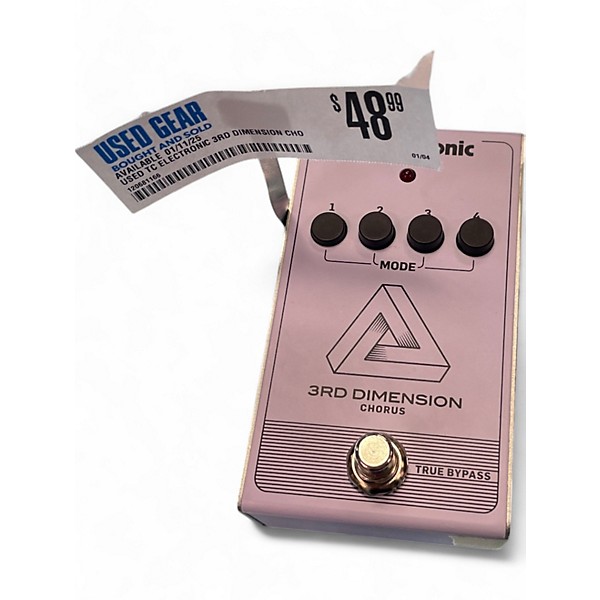 Used TC Electronic 3rd Dimension Chorus Effect Pedal