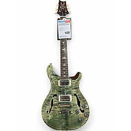 Used PRS  HOLLOWBODY II W/PATTERN VINT NECK Trampas Green Hollow Body Electric Guitar