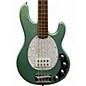 Used Sterling by Music Man StingRay Ray34 Sparkle Seafoam Sparkle Electric Bass Guitar