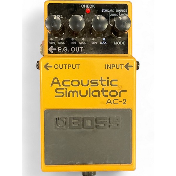 Used BOSS AC2 Acoustic Simulator Effect Pedal