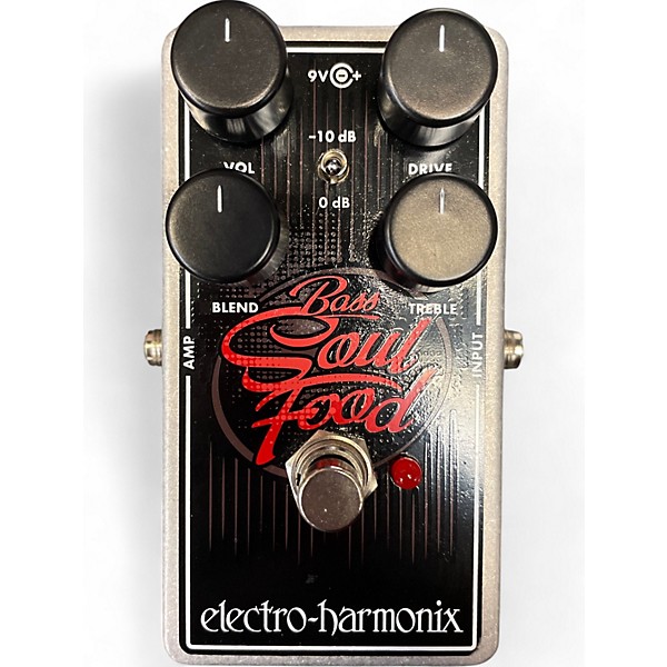 Used Electro-Harmonix Bass Soul Food Overdrive Bass Effect Pedal