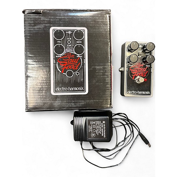 Used Electro-Harmonix Bass Soul Food Overdrive Bass Effect Pedal