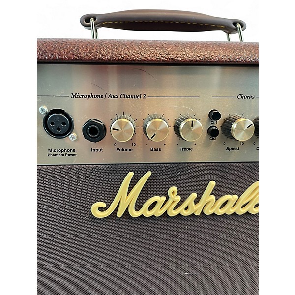 Used Marshall AS50D 50W 2X8 Acoustic Guitar Combo Amp