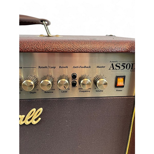 Used Marshall AS50D 50W 2X8 Acoustic Guitar Combo Amp