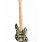 Used Michael Kelly exotic striped  Black and Yellow Electric Bass Guitar thumbnail