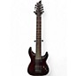 Used Schecter Guitar Research HELLRAISER C8 Crimson Red Trans Solid Body Electric Guitar thumbnail