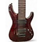 Used Schecter Guitar Research HELLRAISER C8 Crimson Red Trans Solid Body Electric Guitar